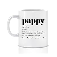 Pappy Definition Mug - Pappy Coffee Mug - Pappy Mug - Pappy Gift - Promoted To Pappy - Best Pappymug - Best Pappy Ever 15oz