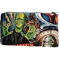 Horror Movie Hollywood Monsters Wallet, Green, One Size