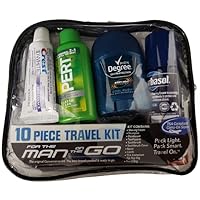 C/K 9pc Man On Go Travel Size 1ct Convenience Kit Man On The Go Travel Kit 9 Piece