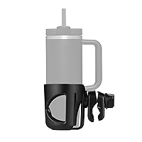 New Stroller Stanley Cup Holder for Stanley Quencher H2.0 (30 & 40 Oz. Models), Also Applicable on Stanley IceFlow (20 & 30 Oz. Models) - Black