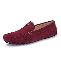 Men's Loafers Gommino Driving Shoes Moccasins Penny Loafer Flats Spring Low-top Suede Slip On Casual Leisure Male Light Handmade Comfortable Fashion