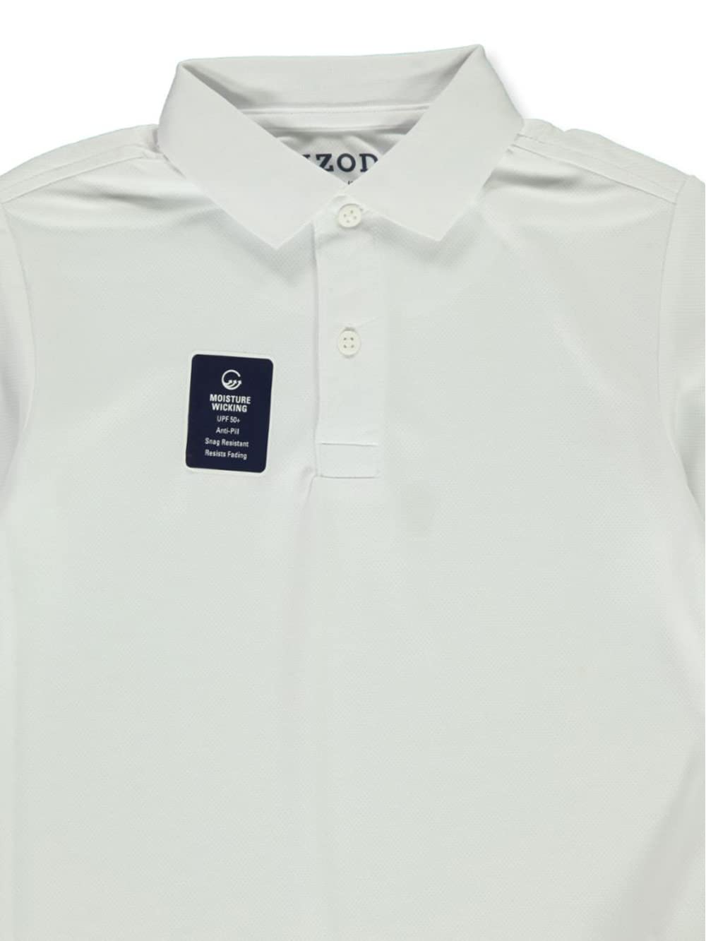 IZOD Big Boys' Performance Polo Shirt - White, 18-20
