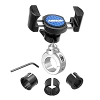 ARKON Mounts RVMC2C RoadVise Motorcycle Phone Mount for iPhone 12 11 Galaxy Note 20 10 S20 S10 Retail Chrome