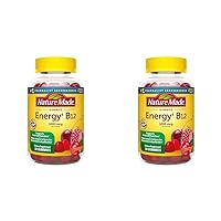 Nature Made Energy B12 1000 mcg, Dietary Supplement for Energy Metabolism Support, 80 Gummies, 40 Day Supply (Pack of 2)