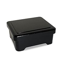 J-kitchens Eel Container, Heavy Box, Dishwasher Safe, Heat Resistant, Woodgrain Bowl Weight, Black, Inner Vermilion, Eel, Heavy Box, 6.6 x 5.6 x 2.8 inches (16.8 x 14.3 x 7.2 cm), Made in Japan (71)