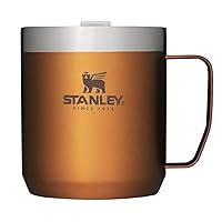 STANLEY Classic Vacuum Mug, 0.35L Maple, Insulated, Handle, Outdoor, Camping, Dishwasher Safe