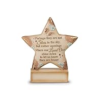 19055 Light Your Way Memorial Stars in The Sky Plaque, 4-1/2-Inch, Gold