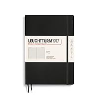 LEUCHTTURM1917 - Notebook Softcover Composition B5-123 Numbered Pages for Writing and Journaling (Ruled, Black)