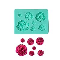 Rose Flower Bakeware Cookie Mold Biscuit Mold DIY Cartoon Press Baking Mold Birthday Cookie Tools Cake Decorating Tools Number Cake Molds For Baking