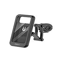 ROCK Retractable Bicycle Smartphone Holder Compatible with Smartphones up to 6.7 Inches [iPhone 11, 12, Samsung Galaxy S10, 20, Xiaomi Mi 10, Huawei P30 PRO, Oppo, Oneplus, ETC.]