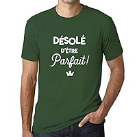 Men's Graphic T-Shirt Sorry to be Perfect – Désolé D'être Parfait – Eco-Friendly Limited Edition Short Sleeve
