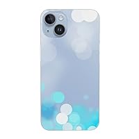 Blue Dot Suitable for iPhone 14 Clear Case Design, Shockproof Protective Case for iPhone 14 Dual Camera Clear Phone Case Ip14 Plus-6.7in