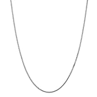 14k Gold Box Chain Necklace Jewelry for Women in White Gold Yellow Gold Rose Gold Choice of Lengths 16 18 20 24 30 14 22 26 28 and Variety of mm Options