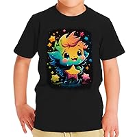 Rainbow Star Toddler T-Shirt - Colorful Kids' T-Shirt - Kawaii Tee Shirt for Toddler