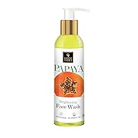 Good Vibes Papaya Face Wash | Nourishing & Gentle Oil Control Facial Cleanser | Blackheads & Pore Cleansing with No Parabens & Mineral Oil | 6.76 Fl Oz/200ml