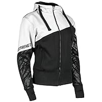 Speed and Strength Women's Cat Out'a Hell Armored Hoody, White/Black XL