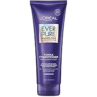 EverPure Sulfate Free Brass Toning Purple Conditioner for Blonde, Bleached, Silver, or Brown Highlighted Hair, 11 Fl; Oz (Packaging May Vary)