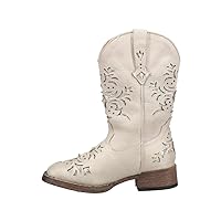 ROPER Western Boots Girls Lola Glitter Underlay 09-018-1903-3123 WH