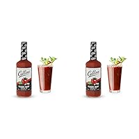 Collins Classic Bloody Mary Mix, Made With Tomato, Garlic, Worcestershire Sauce and Spices, Brunch Cocktail Recipe Ingredient, Bartender Mixer, Drinking Gifts, Home Cocktail bar, 32 fl oz (Pack of 2)