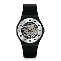 Swatch SILVER GLAM Unisex Watch (Model: SO29B109)