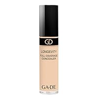 Longevity Full Coverage Concealer, 28 - for Dark Circles - Creamy Texture for Natural Finish - Paraben, Talc, and Fragrance Free - 0.24 oz