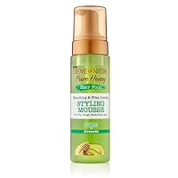Avocado Hair Mousse by Creme of Nature, Honey and Avocado Collection, 7 Oz (Pack of 3)