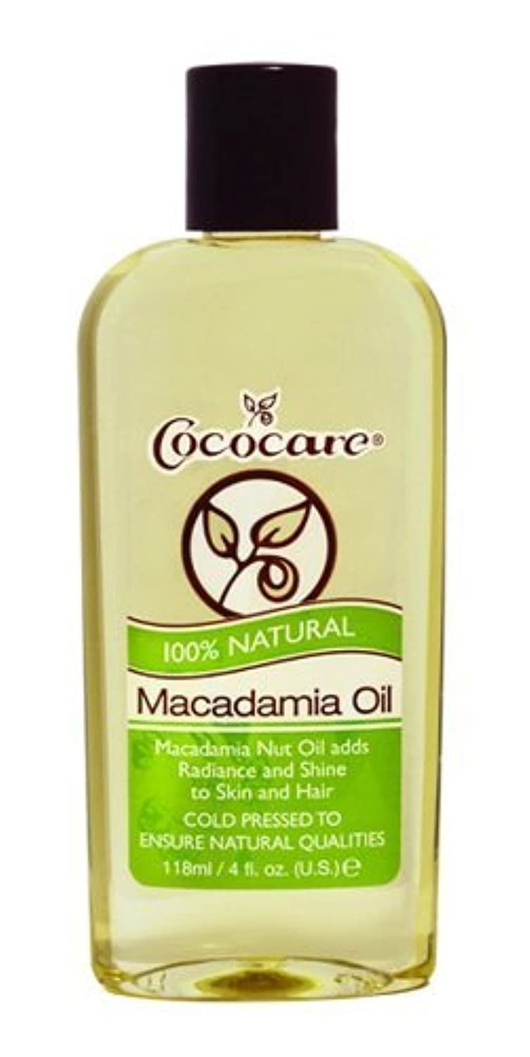 Cococare 100% Natural Macadamia Oil, 4 Oz