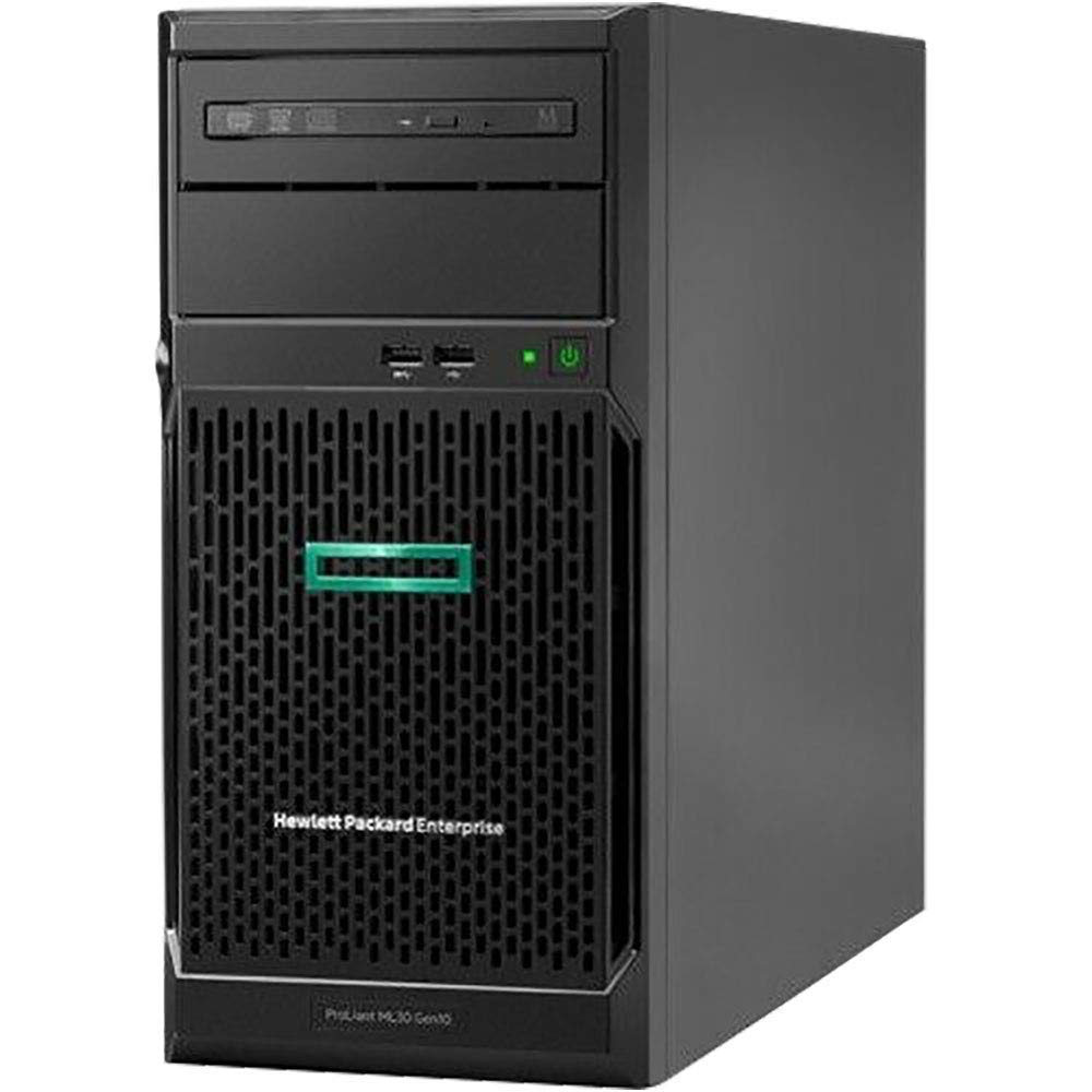 HP ProLiant ML30 Gen10 Tower Server Bundle with Intel Xeon E-2124, 32GB DDR4, 4TB SSD, RAID, Windows Server 2019 Standard