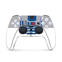MightySkins Gaming Skin for PS5 / Playstation 5 Controller - Cyber Bot | Protective Viny wrap | Easy to Apply and Change Style | Made in The USA