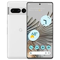 Google Pixel 7 Pro 5G 128GB 12GB RAM 24-Hour Battery Factory Unlocked for GSM Carriers Global Version - Snow (Renewed)