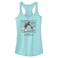 Marvel Women's Way Home Spider-Man Science Sketch Racerback Tank