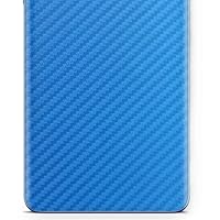 skin sticker film foil vinyl for the BACK for Lenovo Tab V7 Carbon Blue