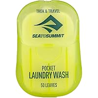 Trek & Travel Pocket Laundry Wash (50 Leaves/ .5 Ounce), Green Tea