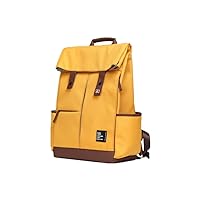 Backpack, Casual College Style, Tear-resistant Waterproof Fabric, Large Capacity, Computer Compartment Suitable For Storing 15-inch Laptops (Yellow)