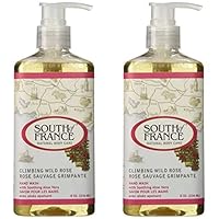 South of France Hand Wash, Climbing Wild Rose, 8 Ounce (Pack of 2)