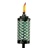 Brand Glass Honeycomb Torch, 65 Inches, Blue