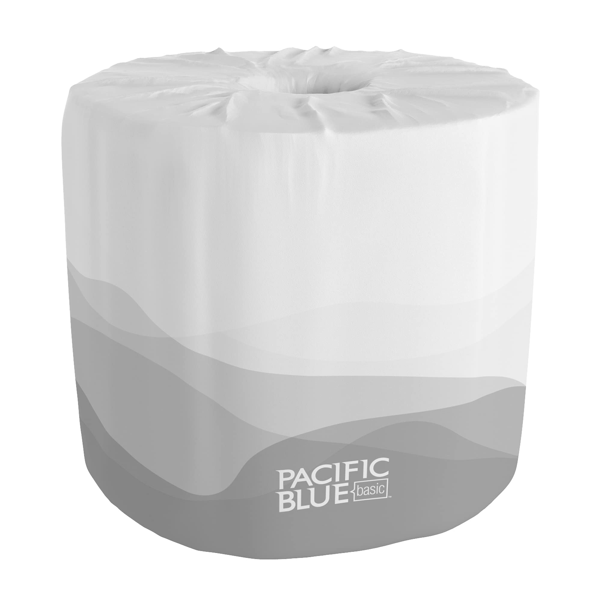 Pacific Blue Basic 1-Ply Embossed Toilet Paper (previously branded Envision): 19881/01: 550 Sheets Per Roll: 80 Rolls Per Case