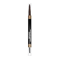 Revlon Eyebrow Pencil & Powder, ColorStay Brow Creator 2-in-1 Eye Makeup with Spoolie, Longwearing with Precision Tip, 610 Dark Brown, 0.23 Oz