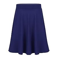 Big Girl's Classical Pleated School Uniform Bowknot Dance Tutu Skirt Scooter Dress with Hidden Shorts