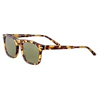 Serengeti Charlton Square Sunglasses, Shiny Classic Havana, Medium-Large