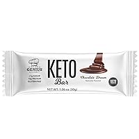 Gluten Free Keto Protein Bar, Chocolate Keto Snack Bars, Premium MCTs, Low Carb, Low Sugar (Chocolate Dream, 24 Count (Pack of 1))