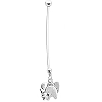 Body Candy Mommy and Elephant Pregnancy Belly Ring