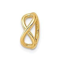 14k Gold Infinity Symbol Cartilage Ring Measures 4.68mm Wide Jewelry for Women