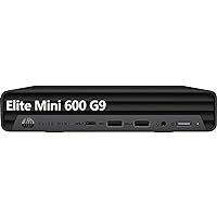 HP Elite Mini 600 G9 MFF Business Desktop Computer, 13th Gen Intel 14 Cores i5-13500T (Beat i5-13500T), 32GB DDR5 RAM, 1TB PCIe SSD, WiFi 6, Bluetooth, Keyboard and Mouse, Windows 11 Pro, Tilsiy