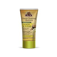 OKAY PURE NATURALS LEMON and SUGAR FACIAL SCRUB 6oz / 170gr