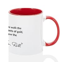 Big Mug If You Want to Walk The Heavenly Streets of Gold You Gotta Know The Password Roll Tide Funny Cup for Men Women Him Her Coffee Mug Novelty Birthday Gift 11OZ