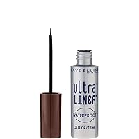 Maybelline New York Ultra Liner Waterproof Liquid Eyeliner, Dark Brown, 0.25 fl. oz.