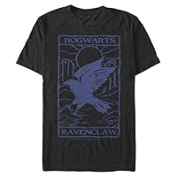 Harry Potter Men's Big Ravenclaw Tarot T-Shirt, Black, 3X-Large Tall