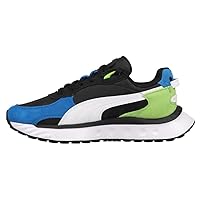 Puma Kids Boys Wild Rider Rollin' Lace Up Sneakers Shoes Casual - Blue