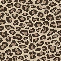 Tan Leopard Animal Print Permanent Vinyl 12 inch Adhesive Vinyl (1)